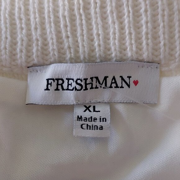 Juniors' Freshman Blue & White Stripe Coastal Maxi Sweater Skirt Size XL - Picture 6 of 10